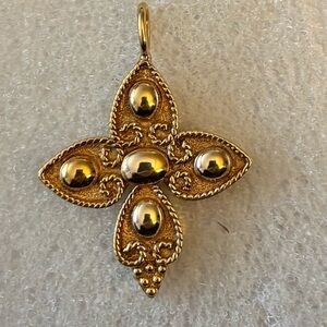 Elegant 14k cross made in Italy